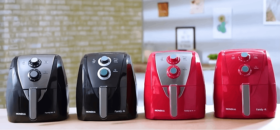 Air Fryer AFN-40-BI Vermelha e Preta