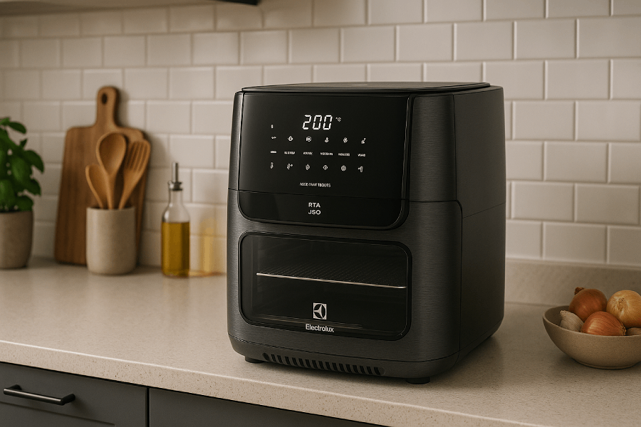 Air Fryer Rita Lobo na bancada