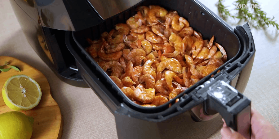 Camarao na Air Fryer