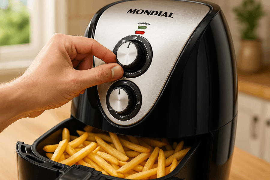 Mexendo na Air Fryer
